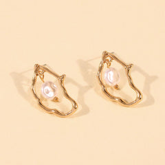 Premium Irregular Pearl Earrings