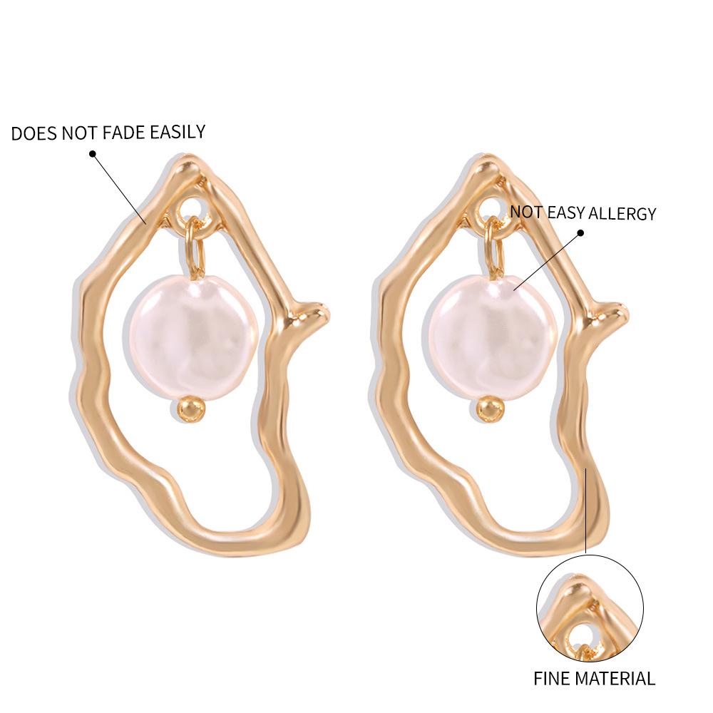 Premium Irregular Pearl Earrings