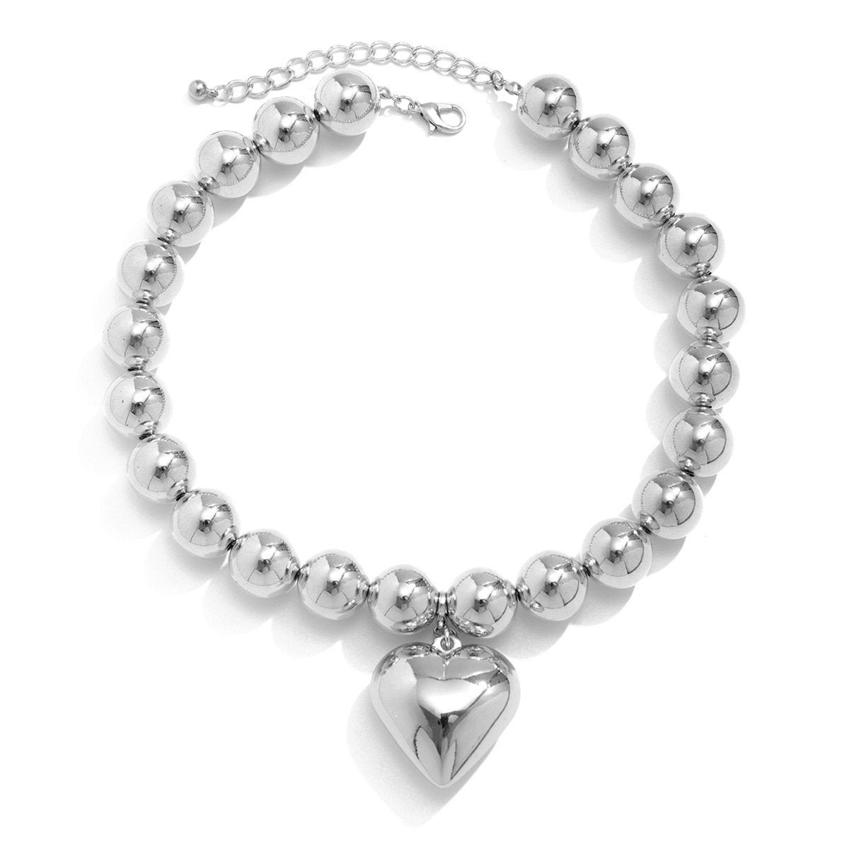 Stylish Large Bead Clavicle Chain